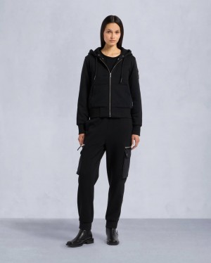 Black Moose Knuckles Classic Bunny Women Hoodie | USA-KWVBS6092