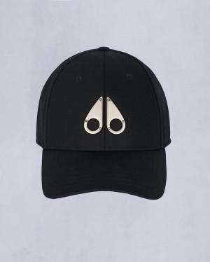 Black Moose Knuckles Logo Icon Cap | USA-KWNGX4518