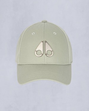 Light Khaki Moose Knuckles Logo Icon Cap | USA-DONTJ0278