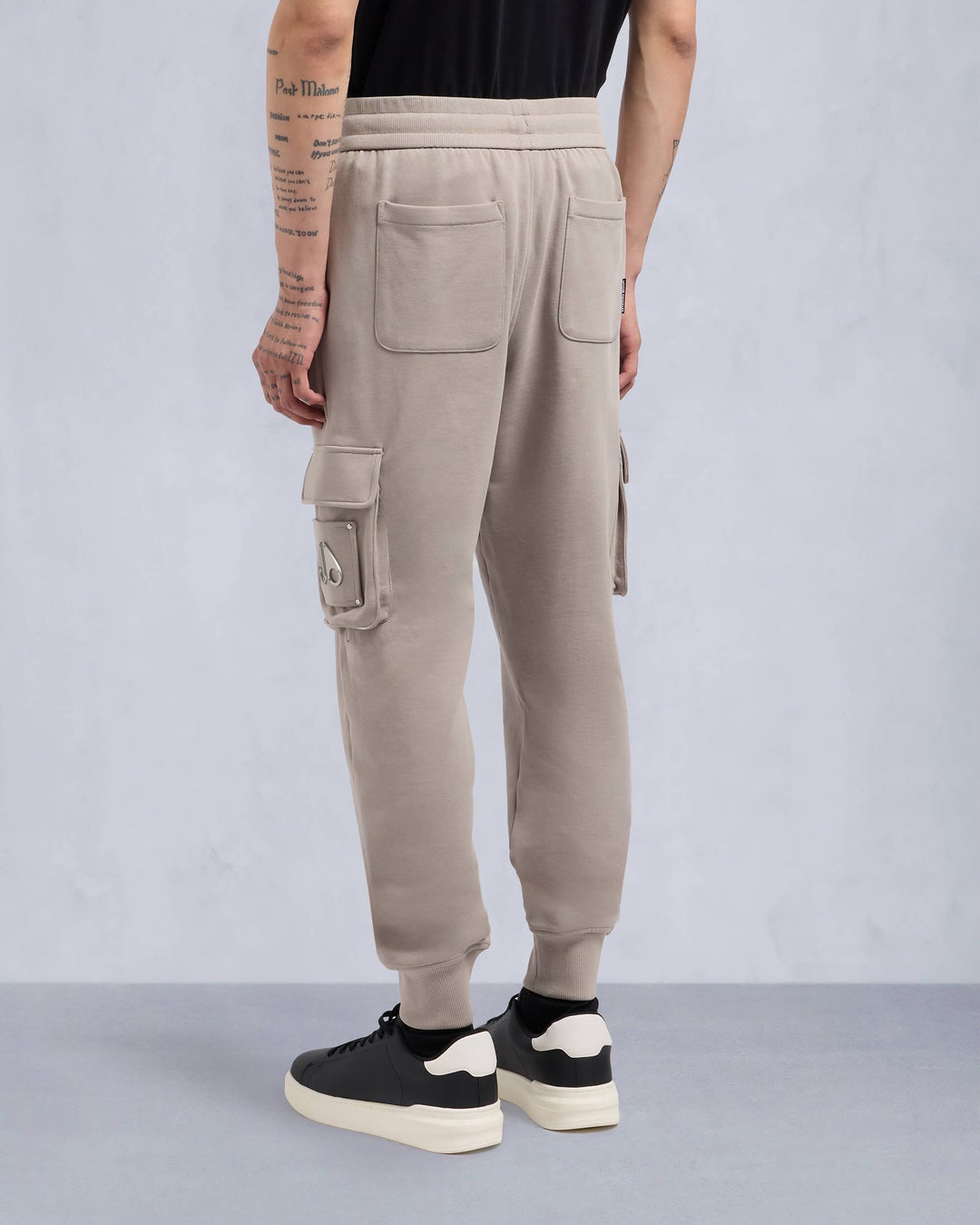 Beige Moose Knuckles Hartsfield Cargo Men Joggers | USA-DOTFP3860