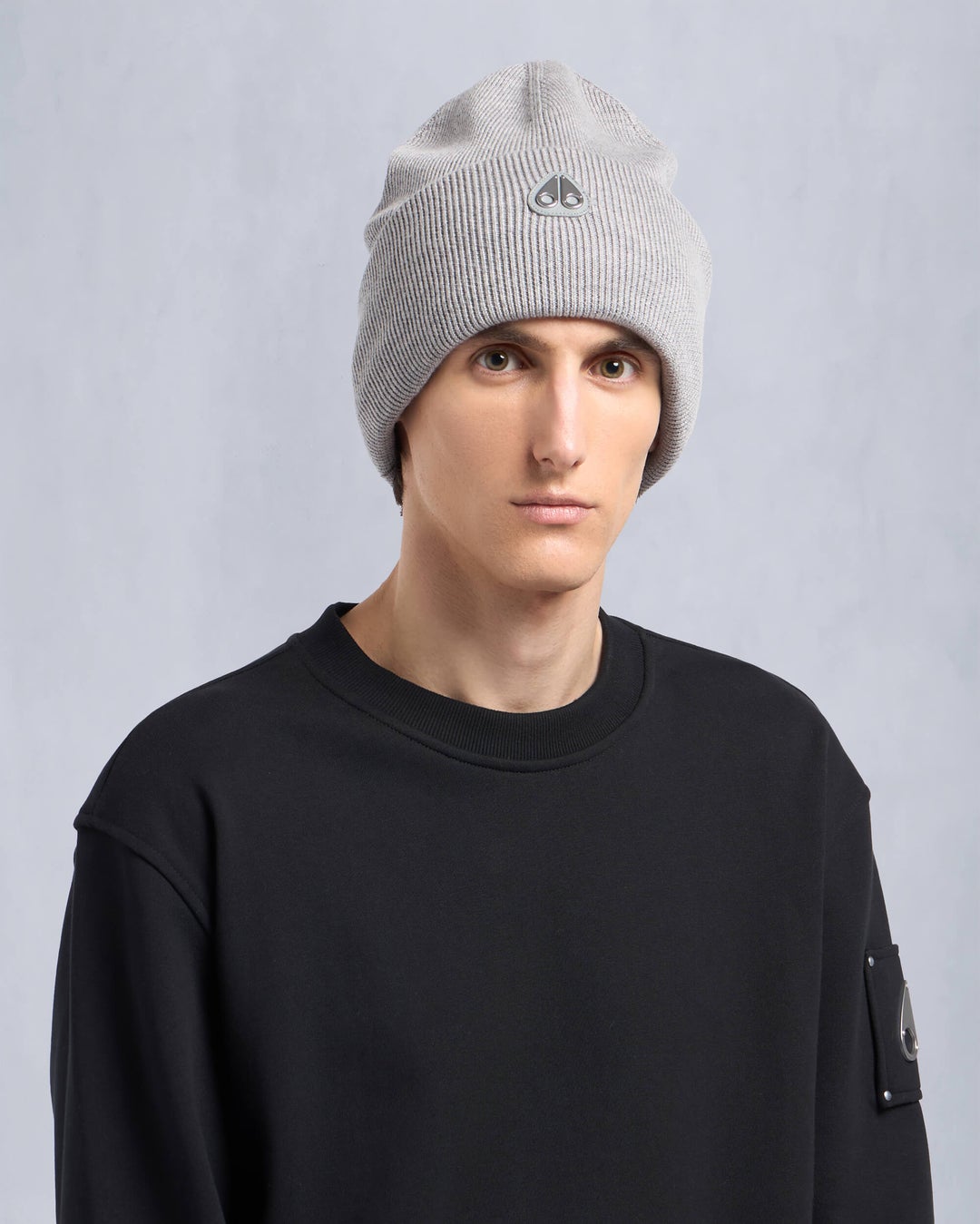 Beige Moose Knuckles Parnis Beanie | USA-CODJM2390