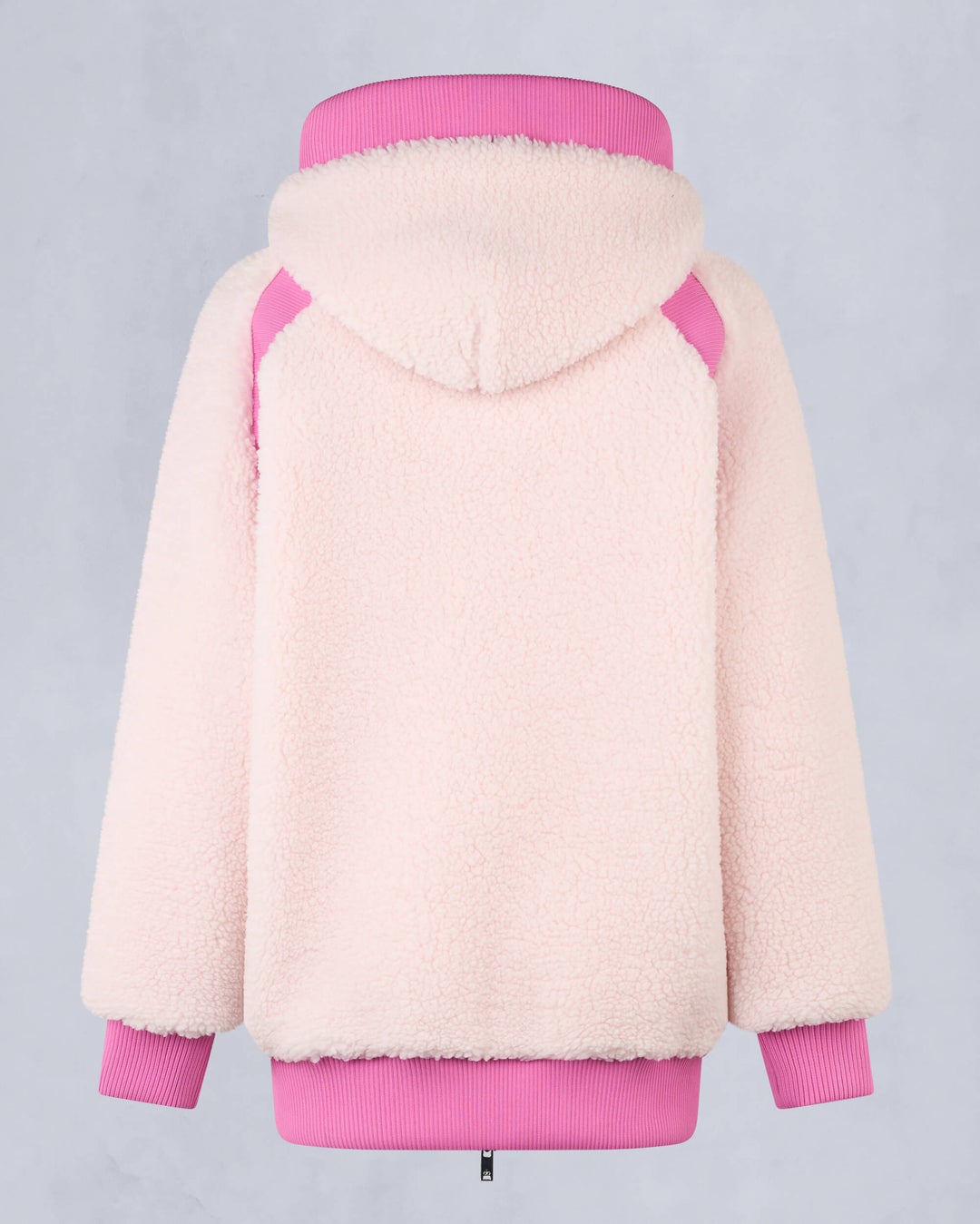 Beige / Pink Moose Knuckles Holland Sherpa Women Hoodie | USA-AGTYP0146