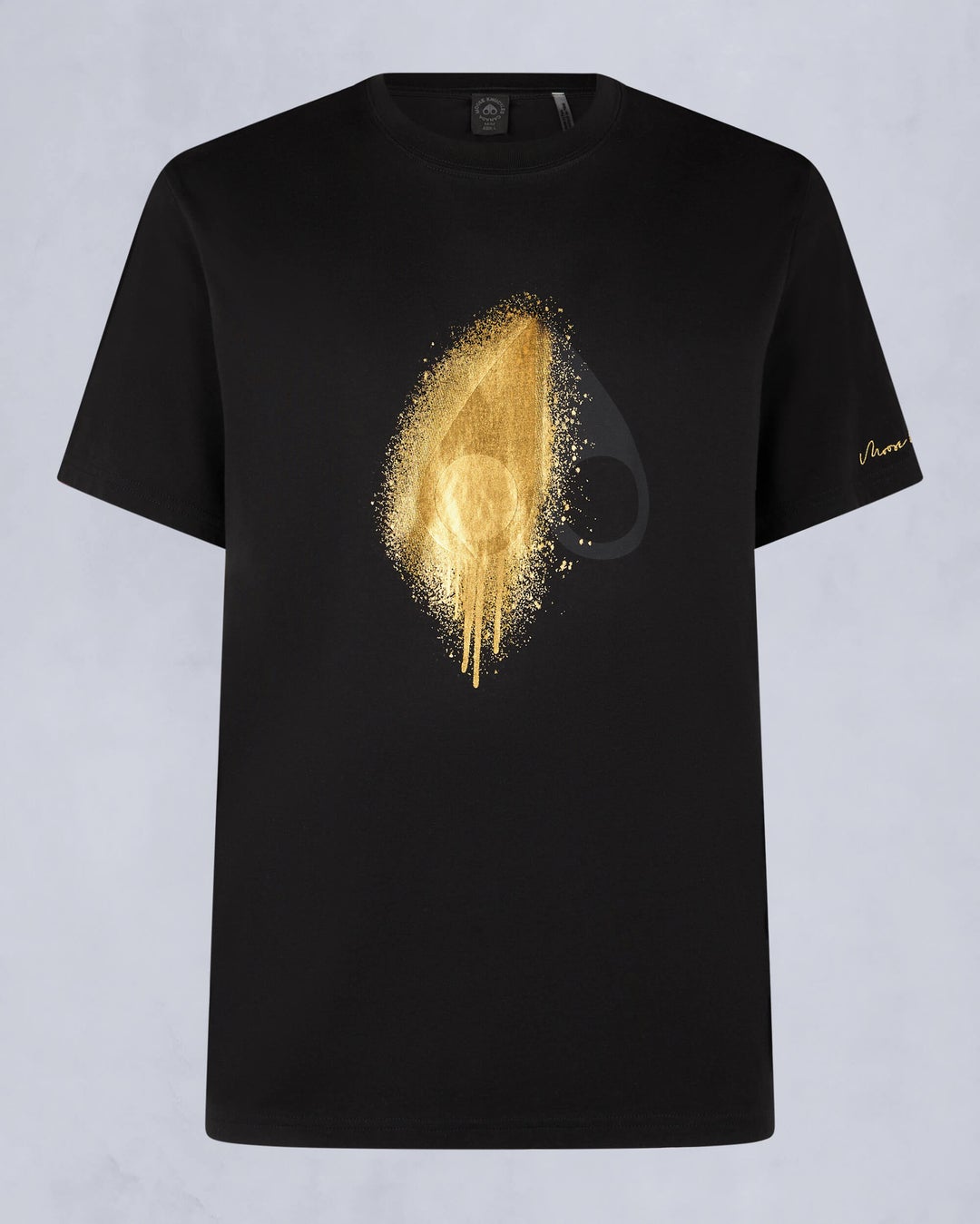 Black Moose Knuckles Gold Series Augustine Men T-Shirt | USA-RLTOU9835