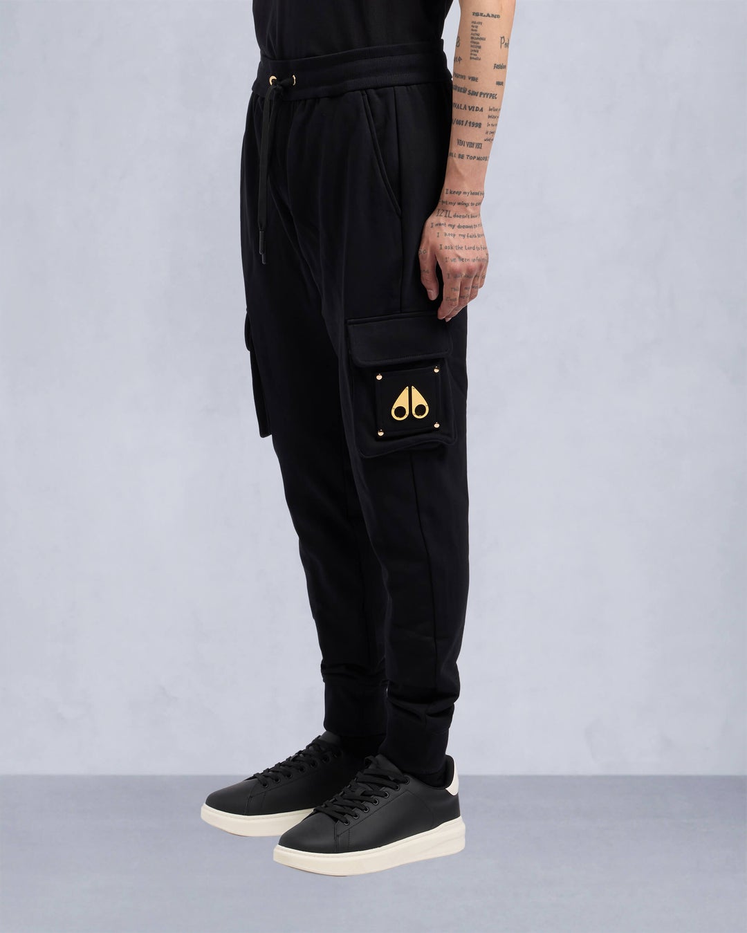 Black Moose Knuckles Gold Series Clemont Cargo Men Joggers | USA-WZXDL3425