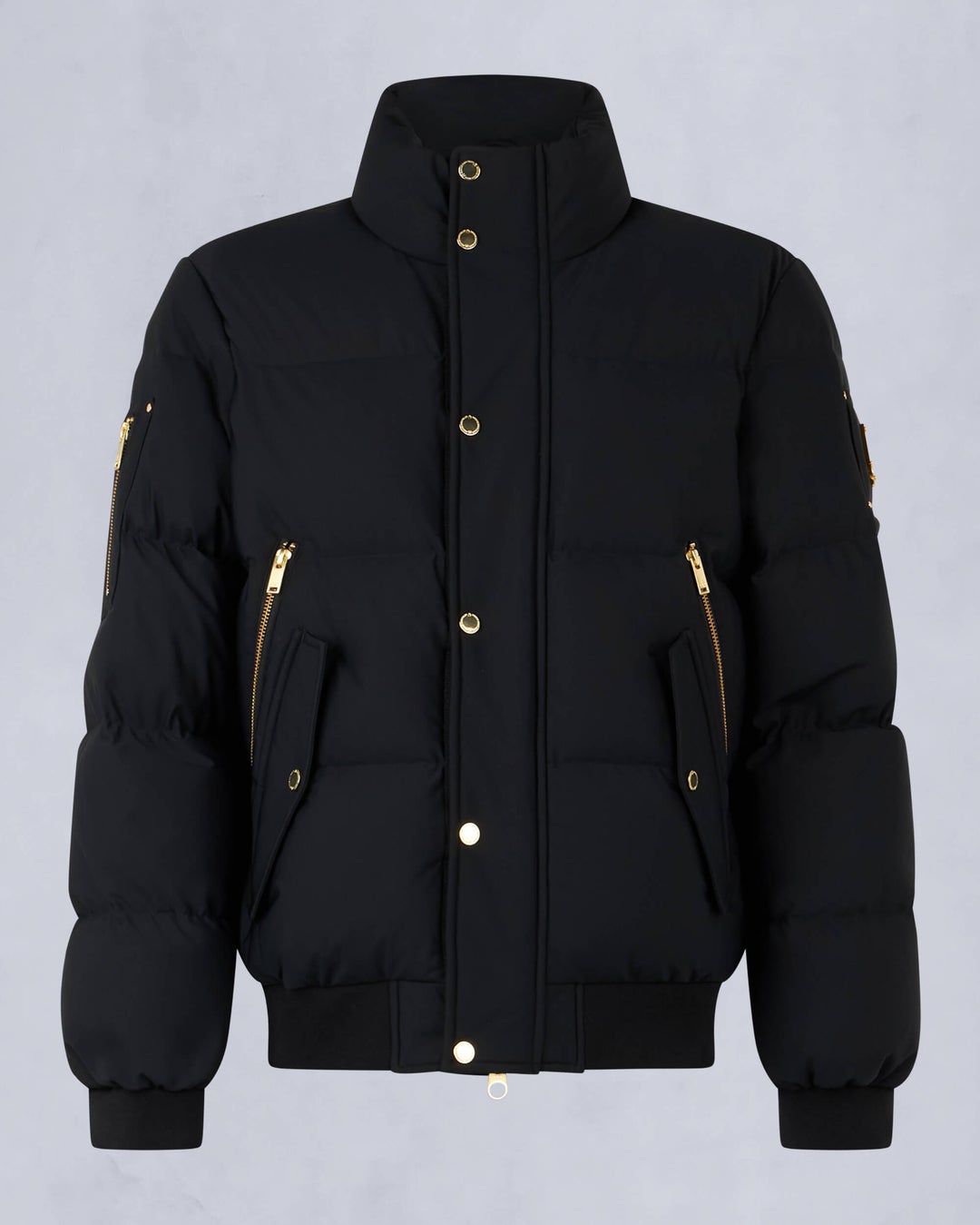 Black Moose Knuckles Gold Series High Point Men Bomber Jacket | USA-PWYBI2594