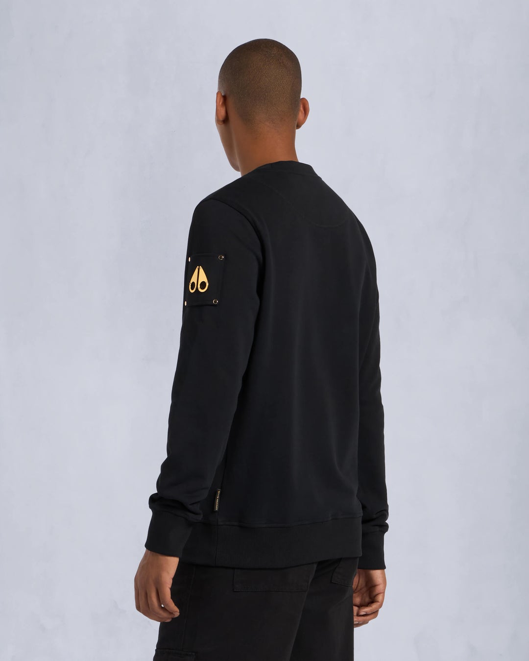 Black Moose Knuckles Gold Series Snyder Men Sweatshirt | USA-HUKNC2159