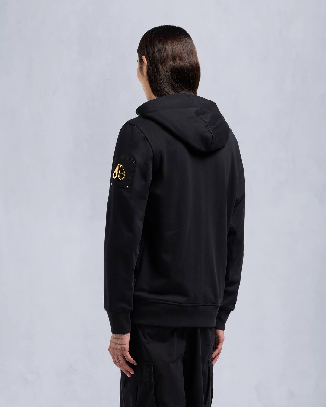 Black Moose Knuckles Gold Series Snyder Zip Men Hoodie | USA-CXEPO0243