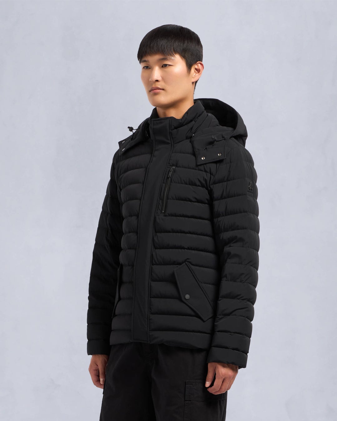 Black Moose Knuckles Greystone Men Down Jacket | USA-VNCKF4905