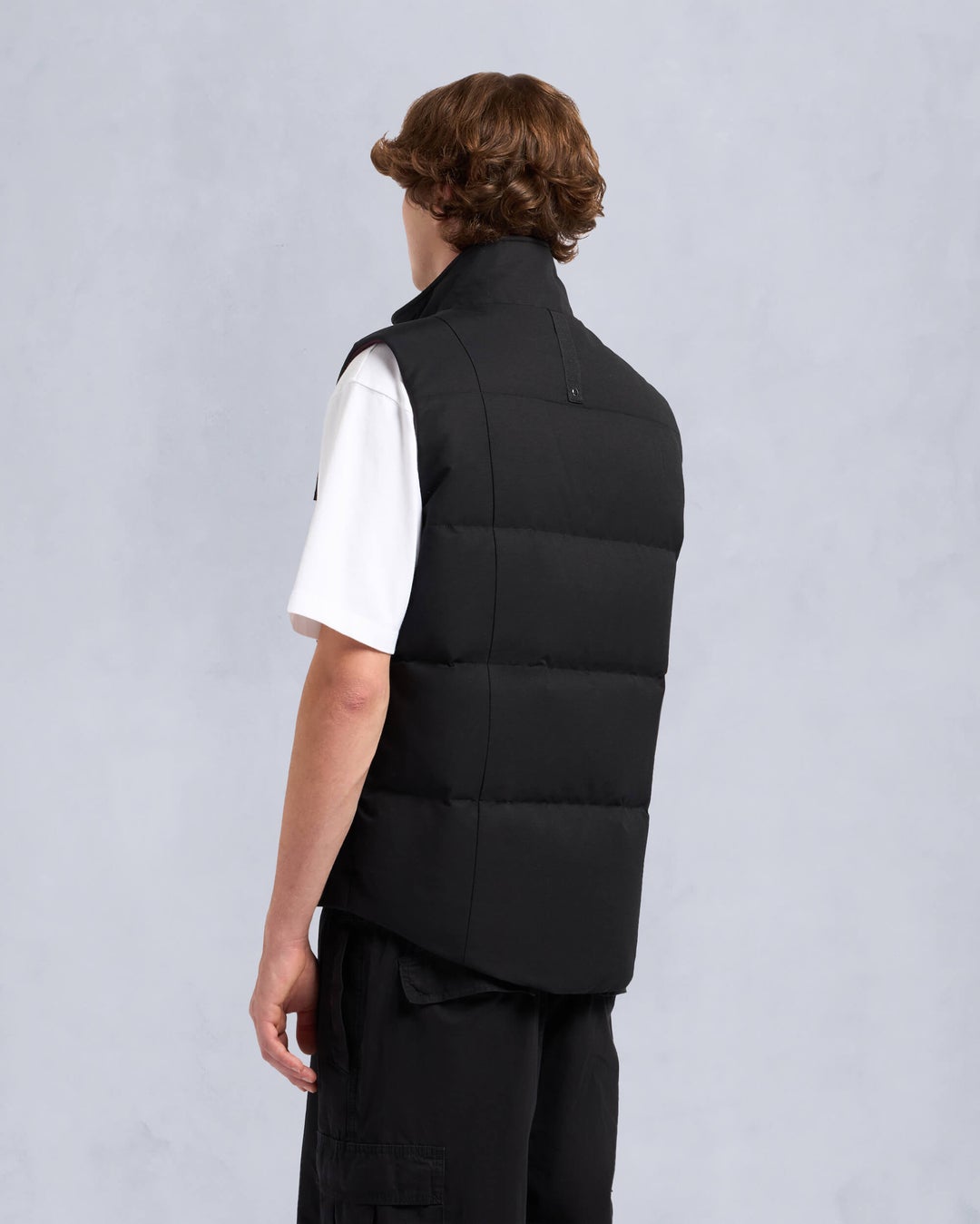 Black Moose Knuckles Montreal Tonal Men Vest | USA-MPWUL5069