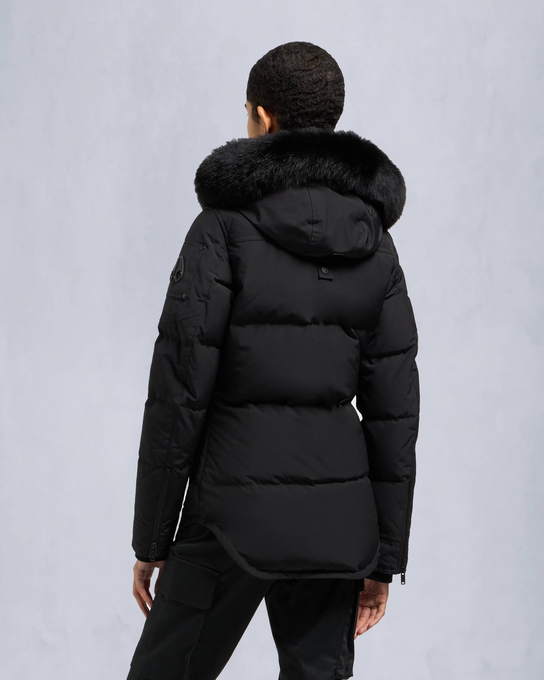 Black Moose Knuckles Onyx Anguille Women Winter Jacket | USA-CJDRO0564