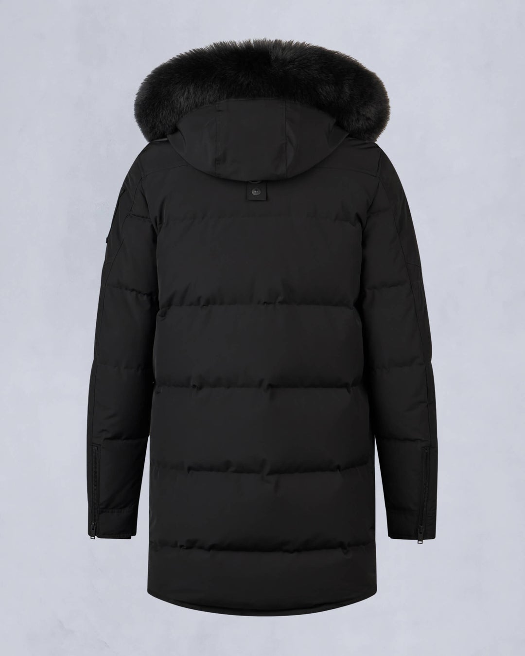 Black Moose Knuckles Onyx Big Ridge Fur Men Parka | USA-YFIUR6592