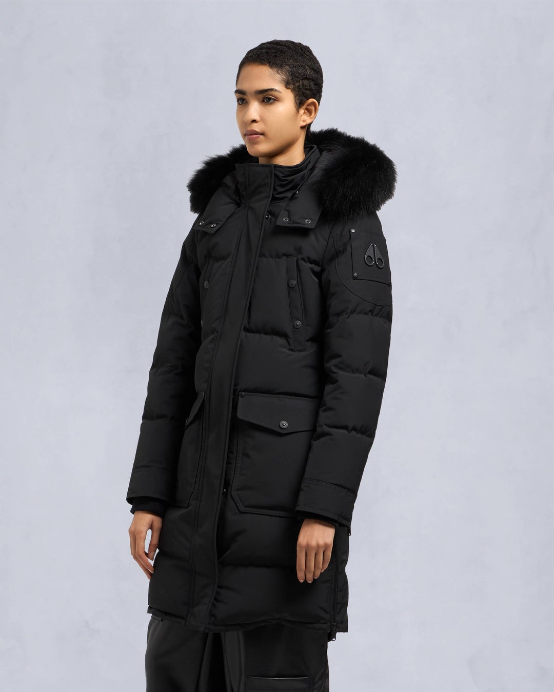 Black Moose Knuckles Onyx Causapscal Women Parka | USA-CHIKQ9315