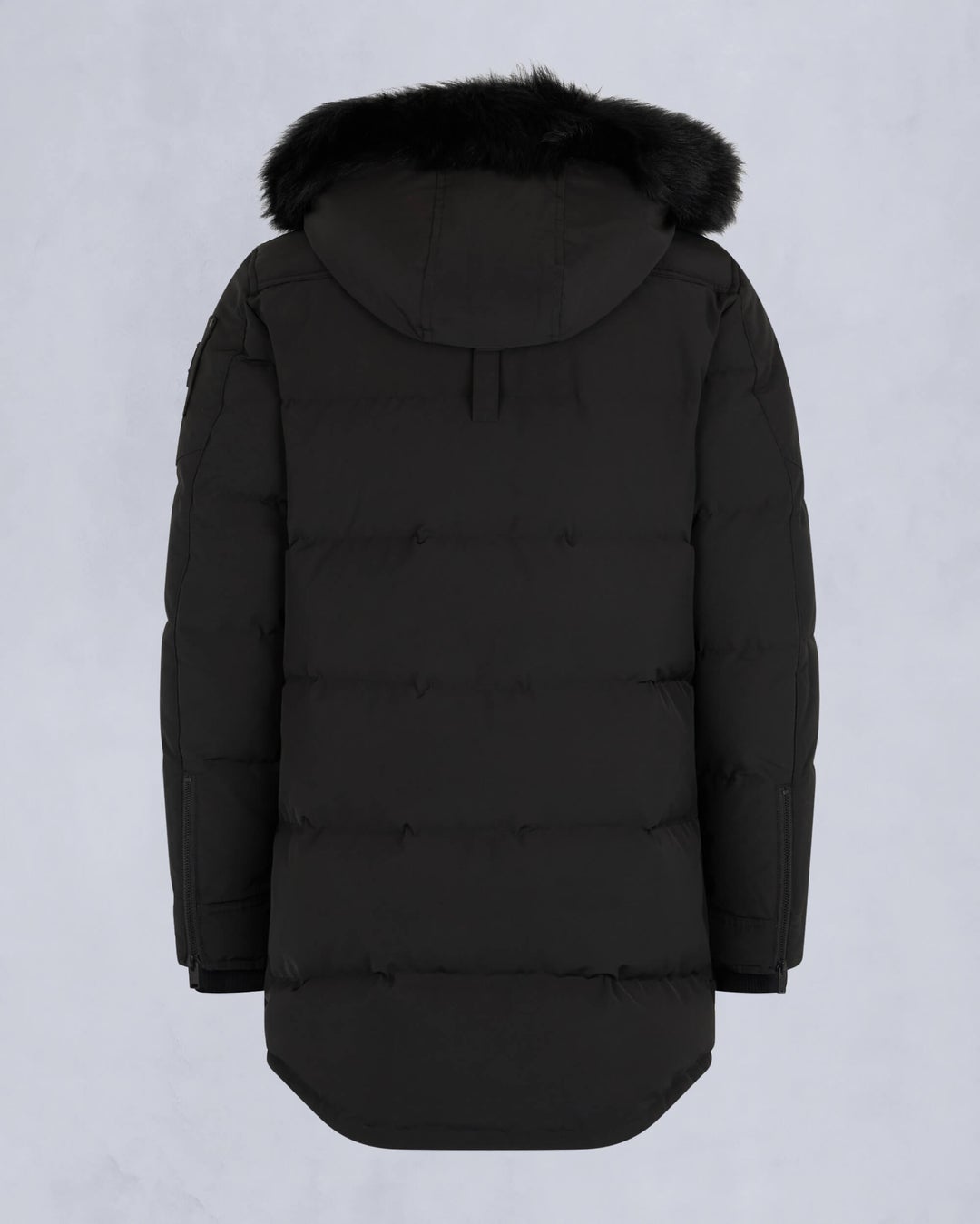 Black Moose Knuckles Onyx Shearling Big Ridge Men Parka | USA-RFAMJ4527