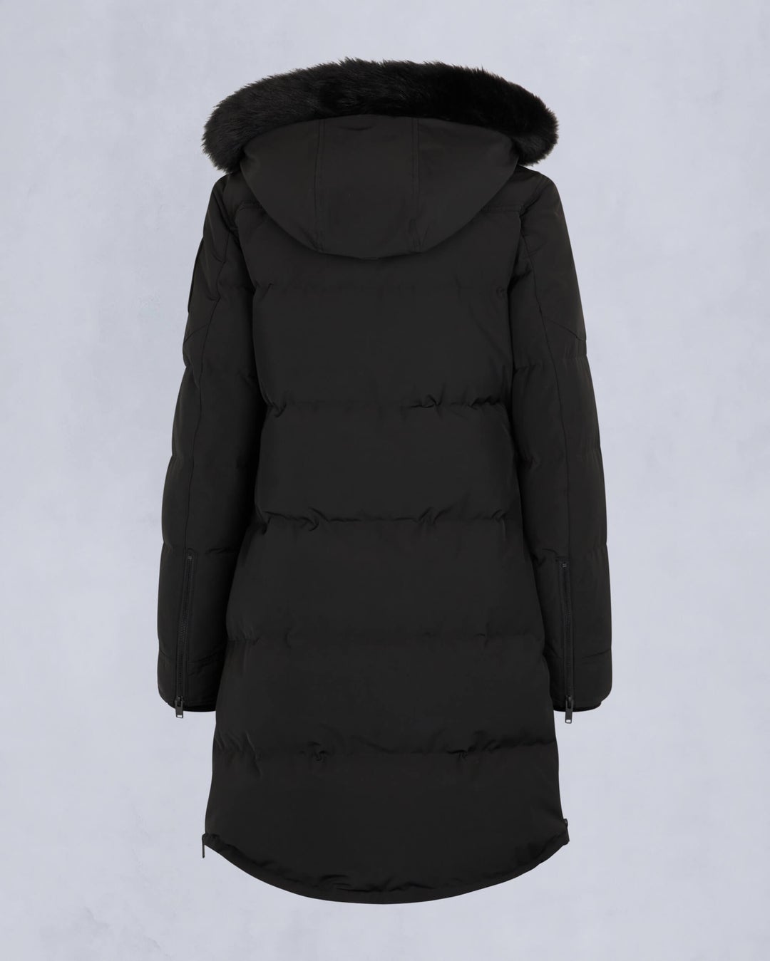 Black Moose Knuckles Onyx Shearling Causapscal Women Parka | USA-SKQJG1503