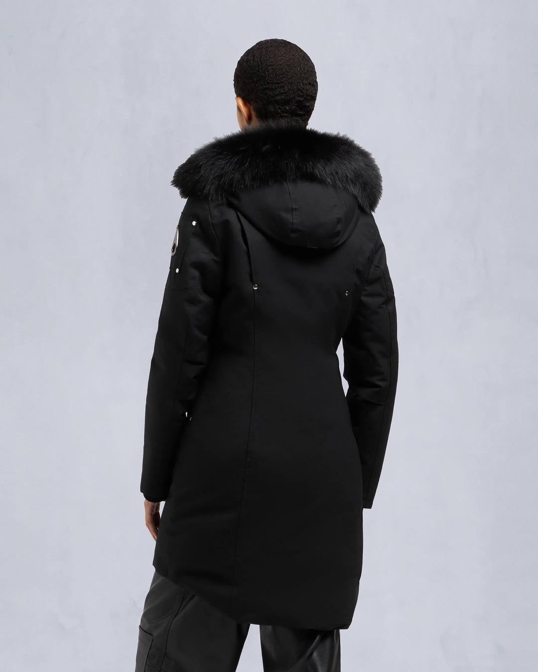 Black Moose Knuckles Original Stirling Fur Women Parka | USA-ILWHG4172