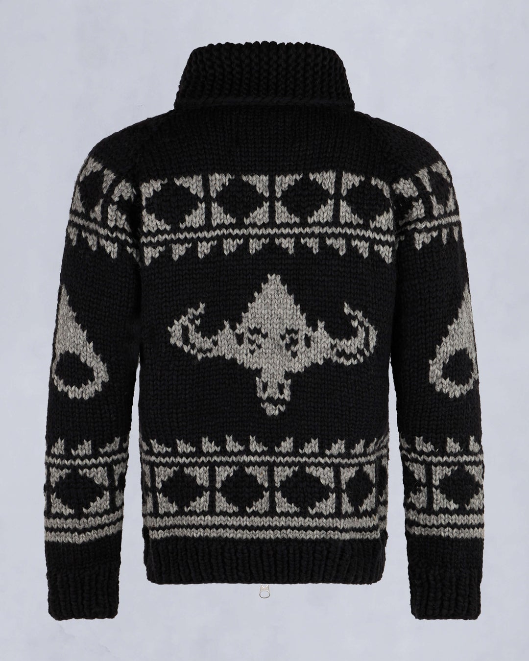 Black Moose Knuckles Sandstone Wool Knit Men Sweater | USA-QGNOE9876