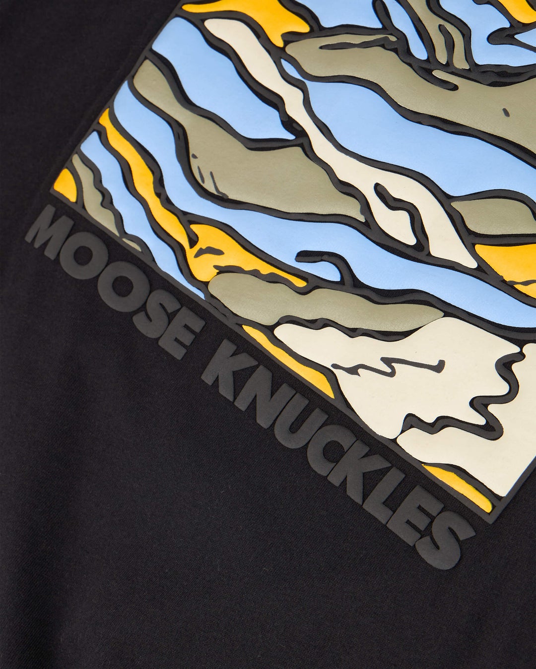 Black Moose Knuckles Triglav Men T-Shirt | USA-SCHVD2894