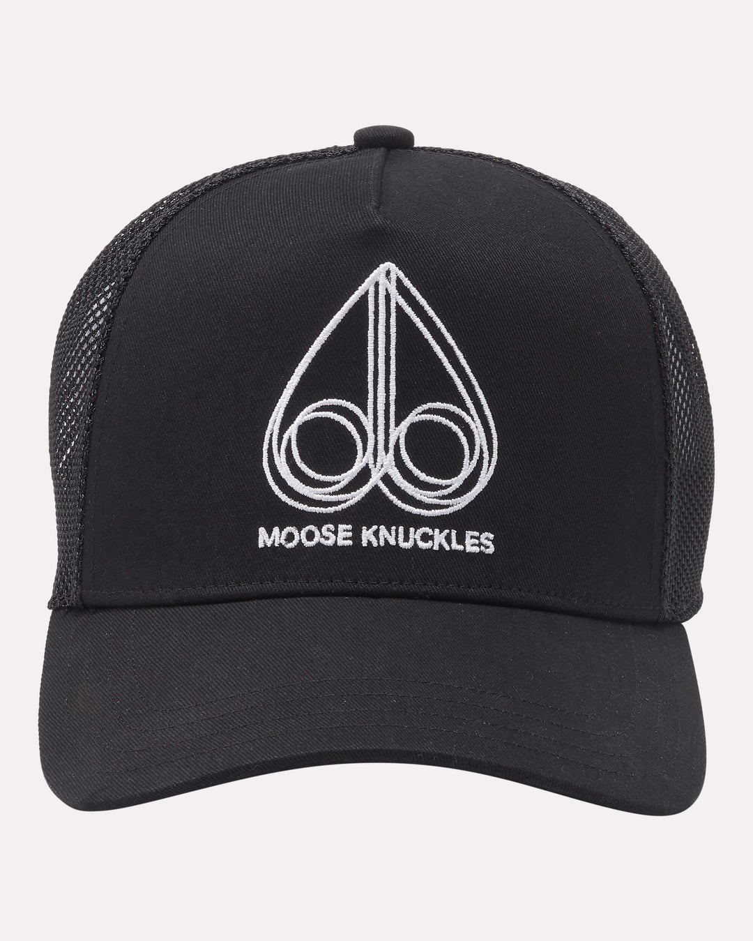 Black Moose Knuckles Trucker Cap | USA-WLKZG5814