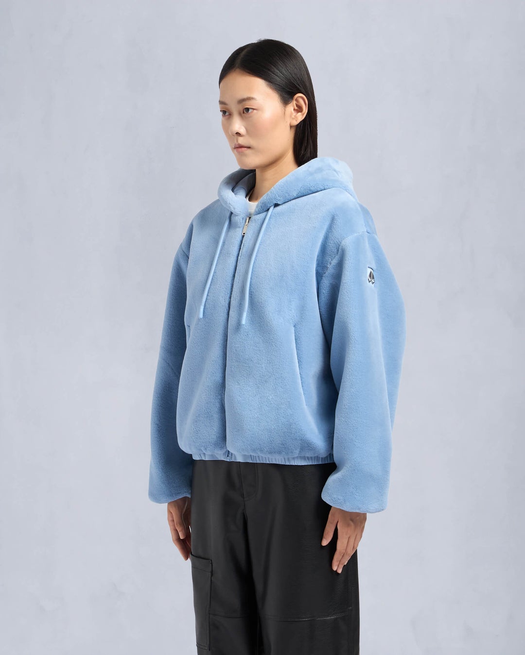 Blue Moose Knuckles Eaton Reversible Bunny Women Hoodie | USA-WSGJE9086