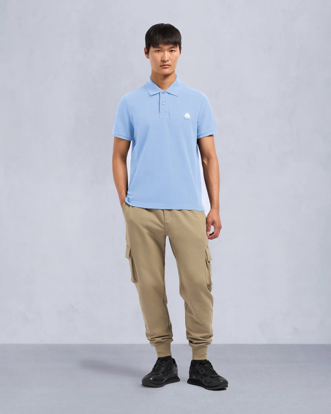 Blue Moose Knuckles Everett Men Polo Shirt | USA-YISLU2840