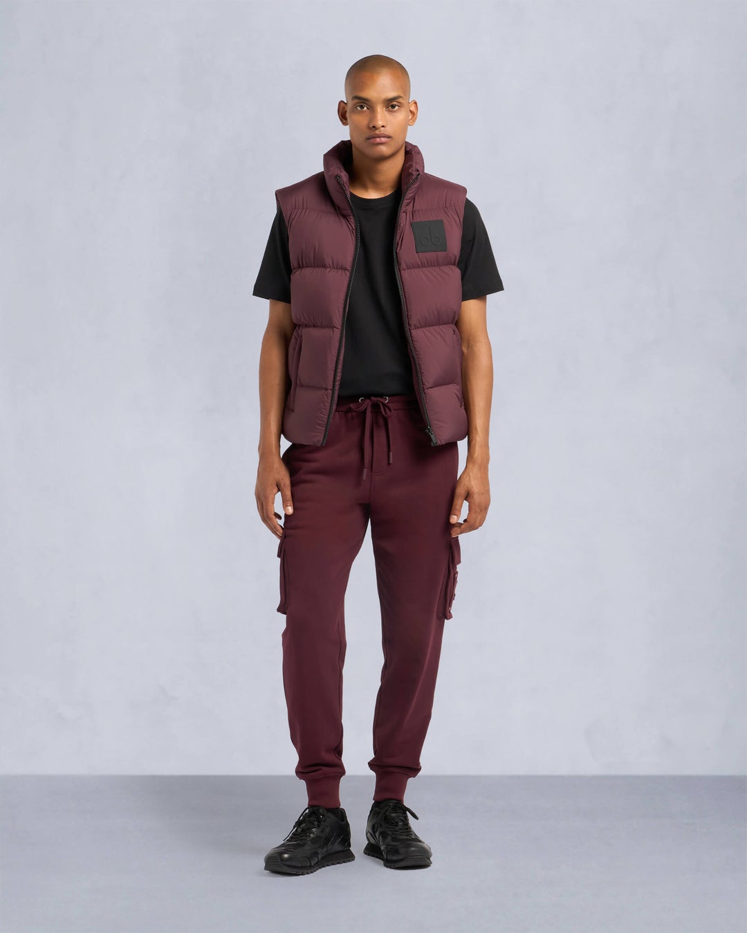 Burgundy Moose Knuckles Hartsfield Cargo Men Joggers | USA-LATRJ6480