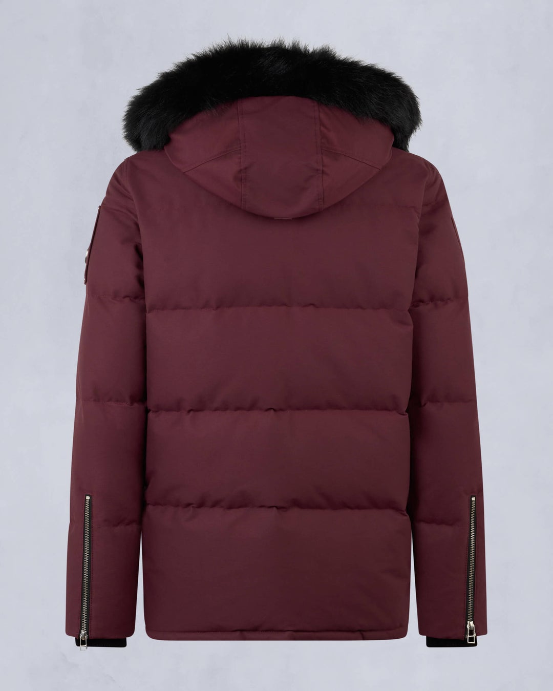 Burgundy Moose Knuckles Original Shearling 3q Men Winter Jacket | USA-RPIQL3507