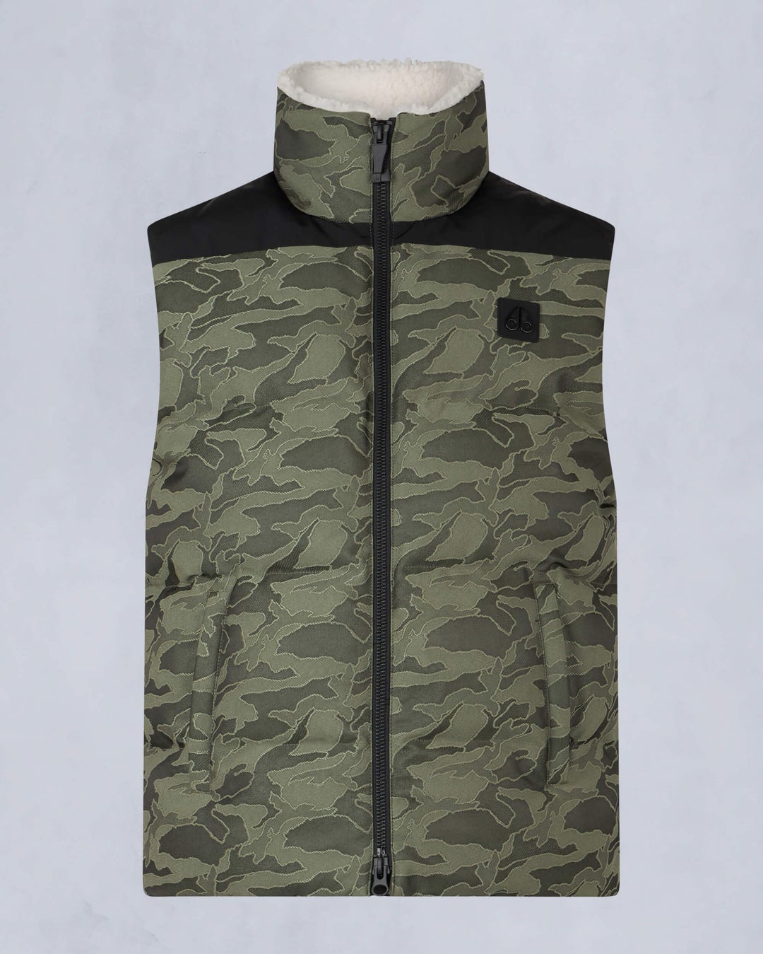 Camo Moose Knuckles Kings Camo Down Men Puffer Vest | USA-VPKCE2153