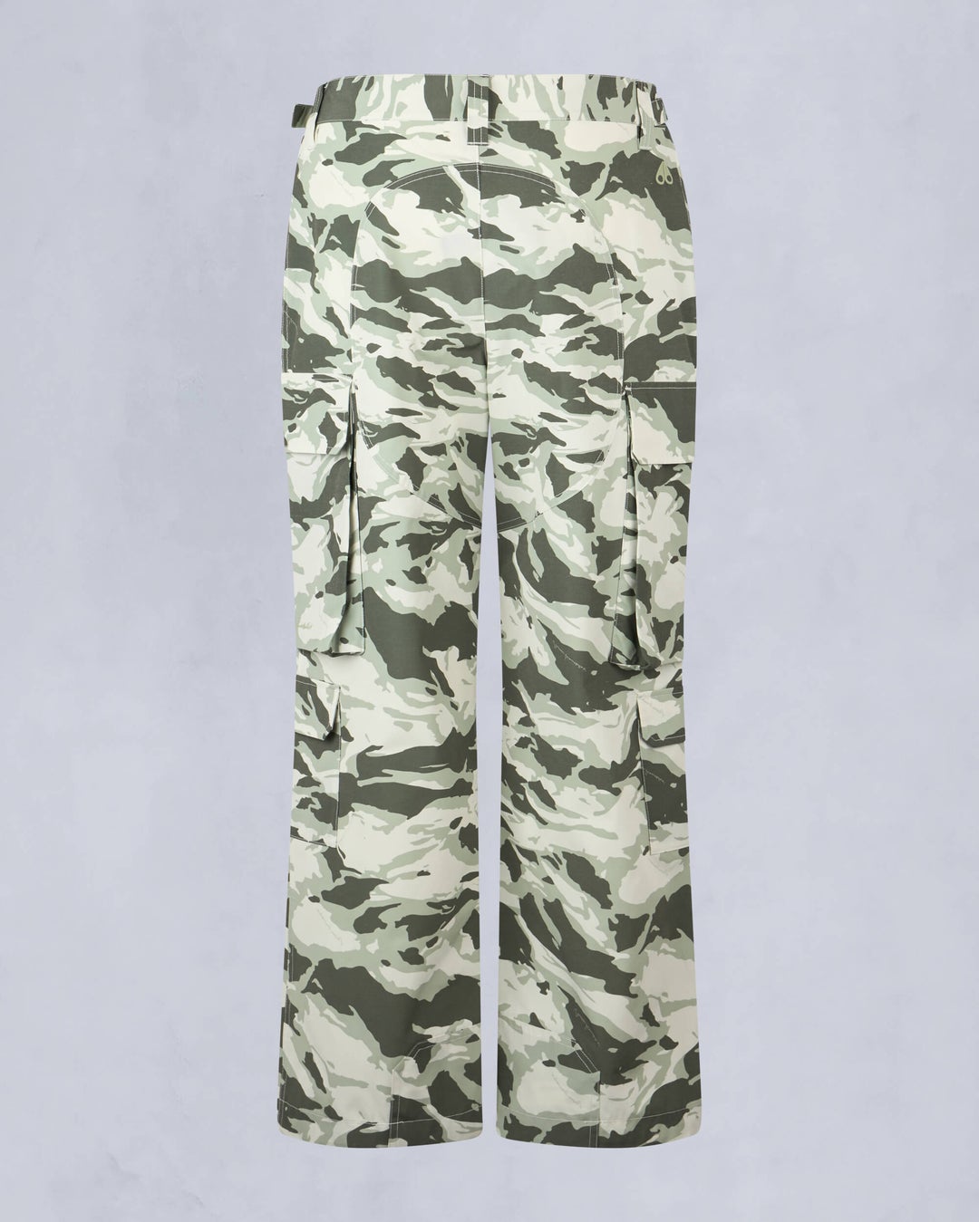 Camo / White Moose Knuckles Basalt Cargo Men Pants | USA-SBWCP7029