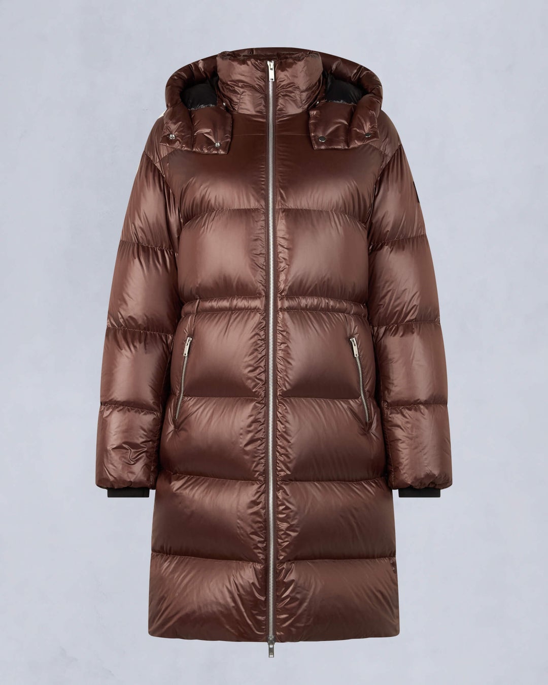 Chocolate Moose Knuckles Juniper Long Down Women Puffer Jacket | USA-QMLWR6358