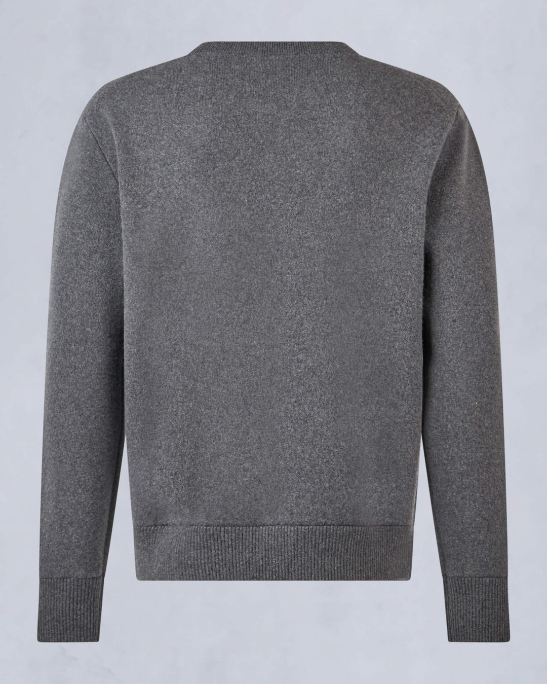 Dark Grey Moose Knuckles Jog Falls Cashmere-merino  Men Sweater | USA-DBRZF6521