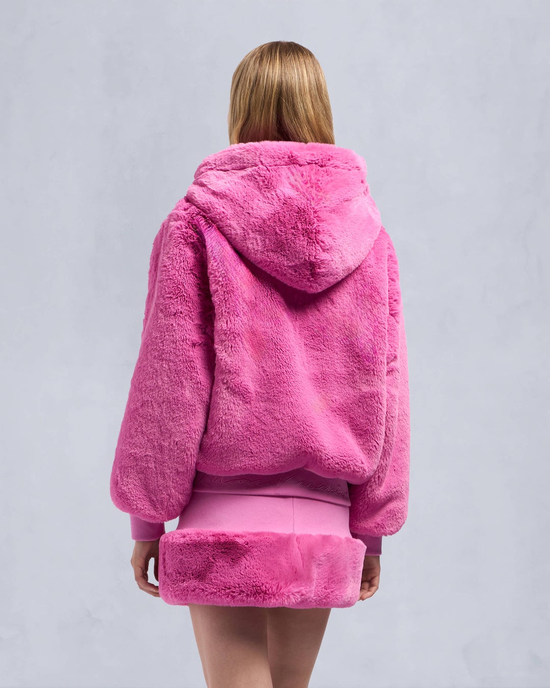 Fuchsia Moose Knuckles Mealy Reversible Bunny Women Hoodie | USA-VXOFK6280