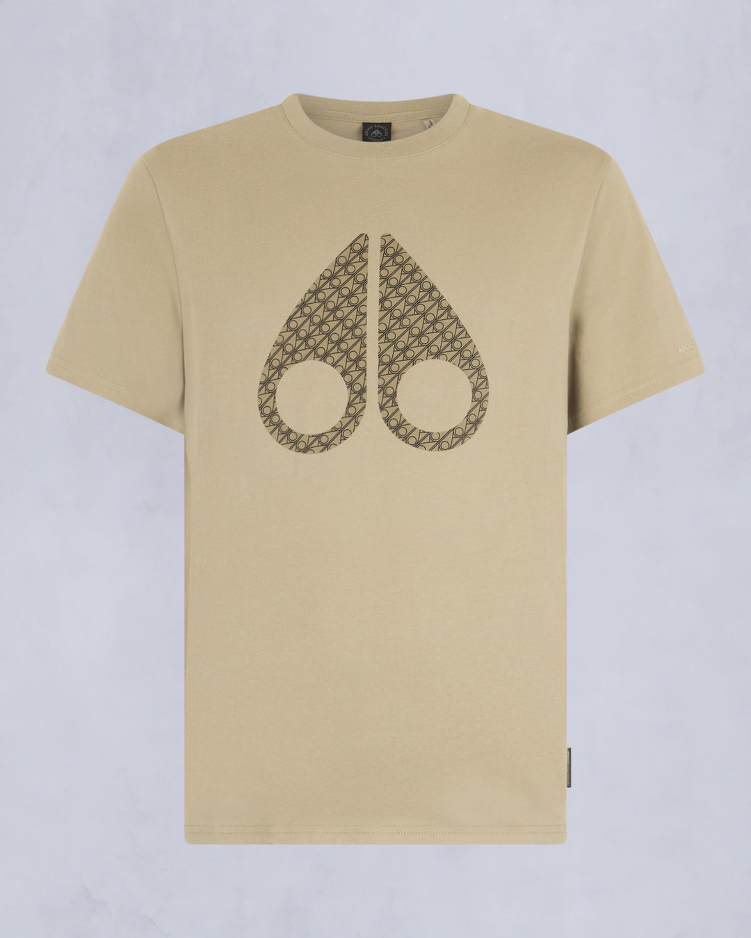 Khaki Moose Knuckles Chamblee Men T-Shirt | USA-PDRMG4568