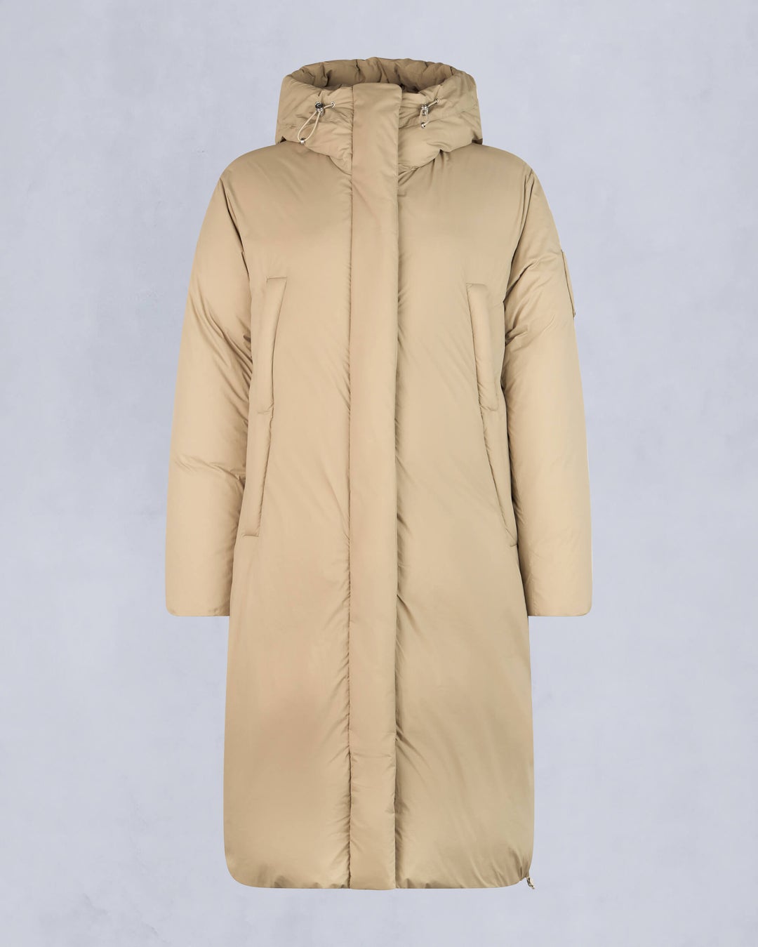 Khaki Moose Knuckles Duvet Bia Long Down Puffer Women Parka | USA-OTDIZ1352