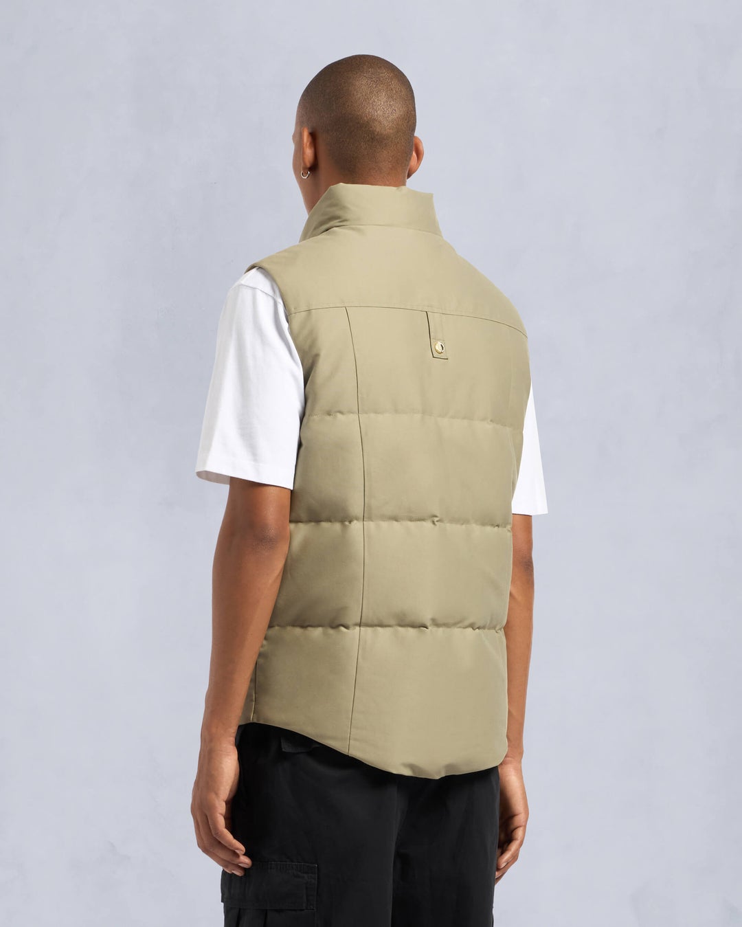 Khaki Moose Knuckles Gold Series Westmount Men Vest | USA-YPWUK2796