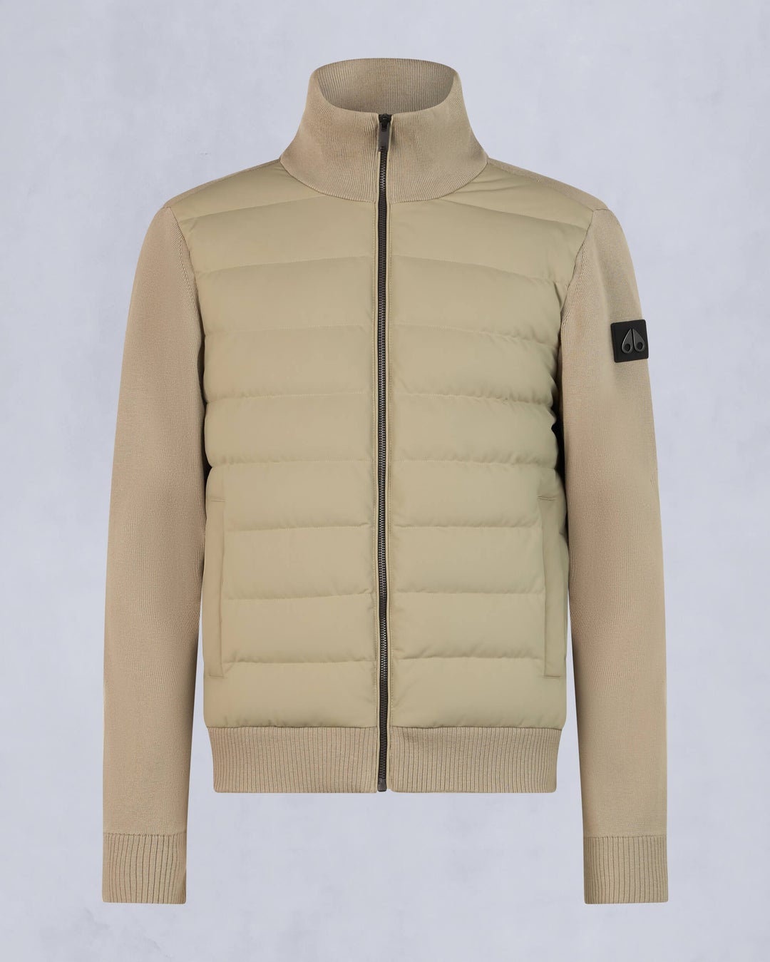 Khaki Moose Knuckles Kamet Hybrid Men Winter Jacket | USA-MOEUN4729