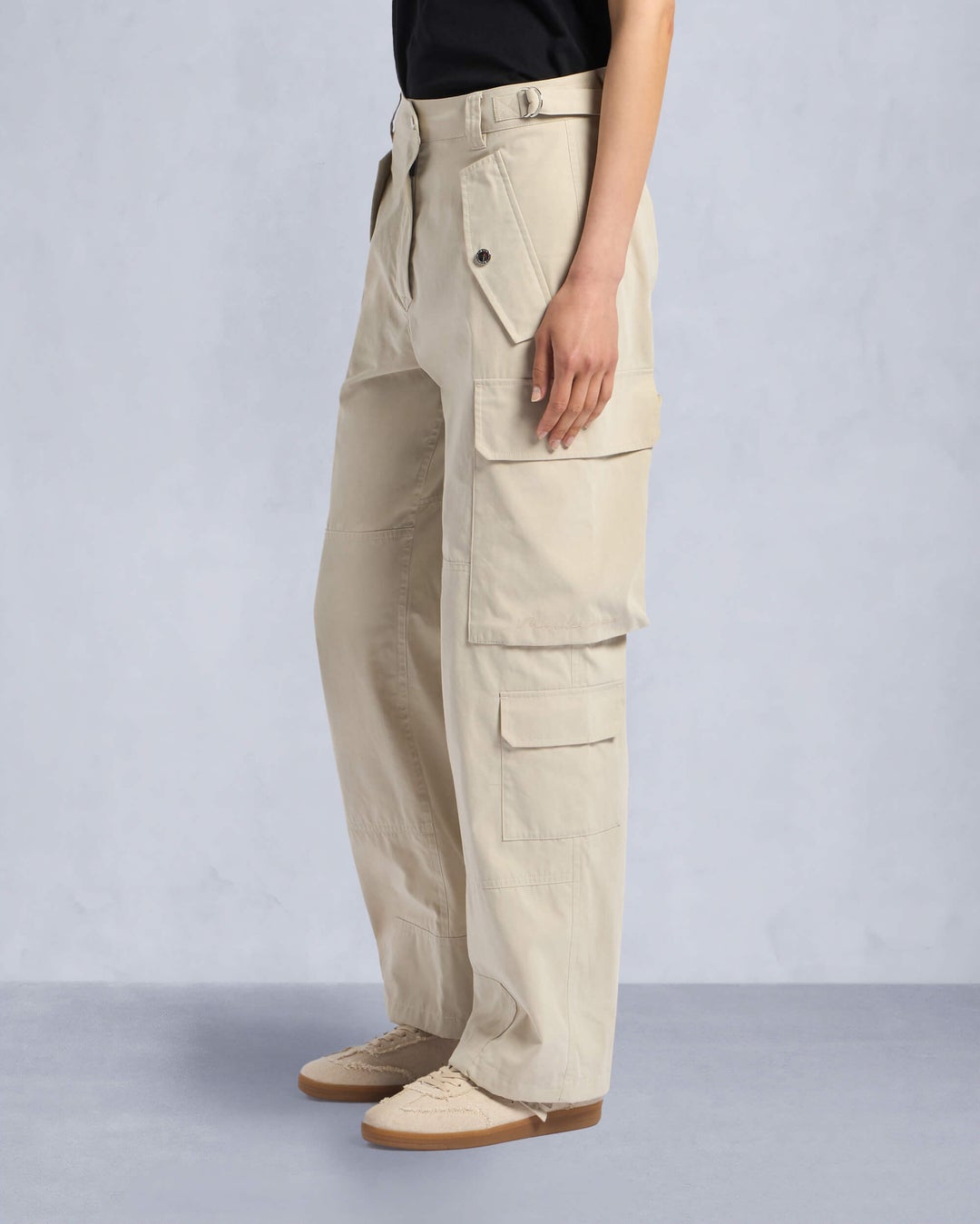 Khaki Moose Knuckles Levyne Cargo Women Pants | USA-AXUQL2904