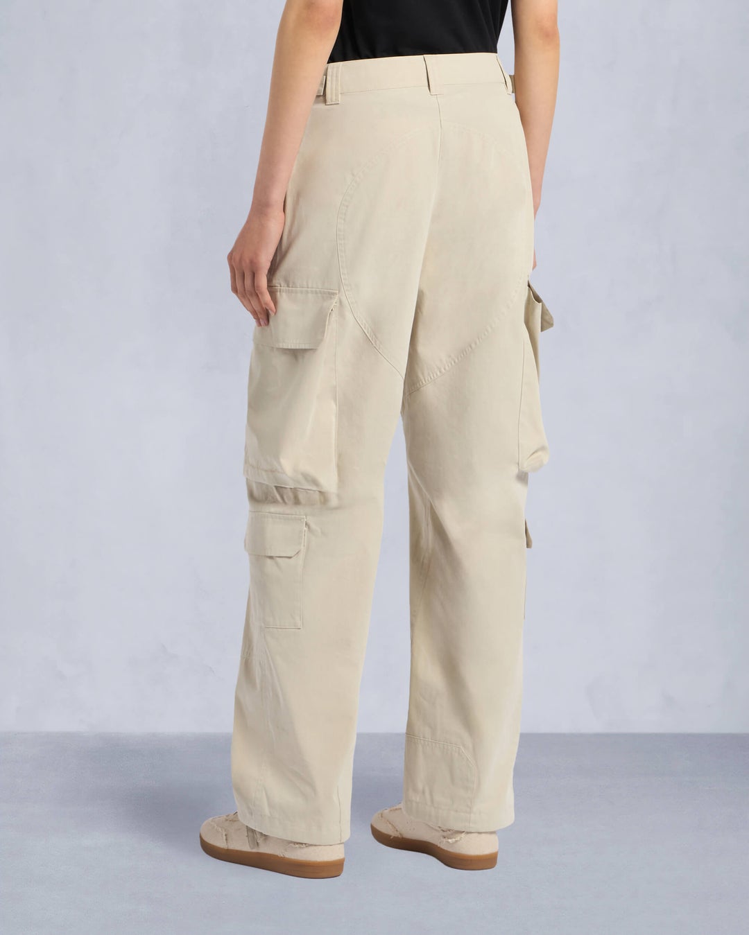 Khaki Moose Knuckles Levyne Cargo Women Pants | USA-AXUQL2904