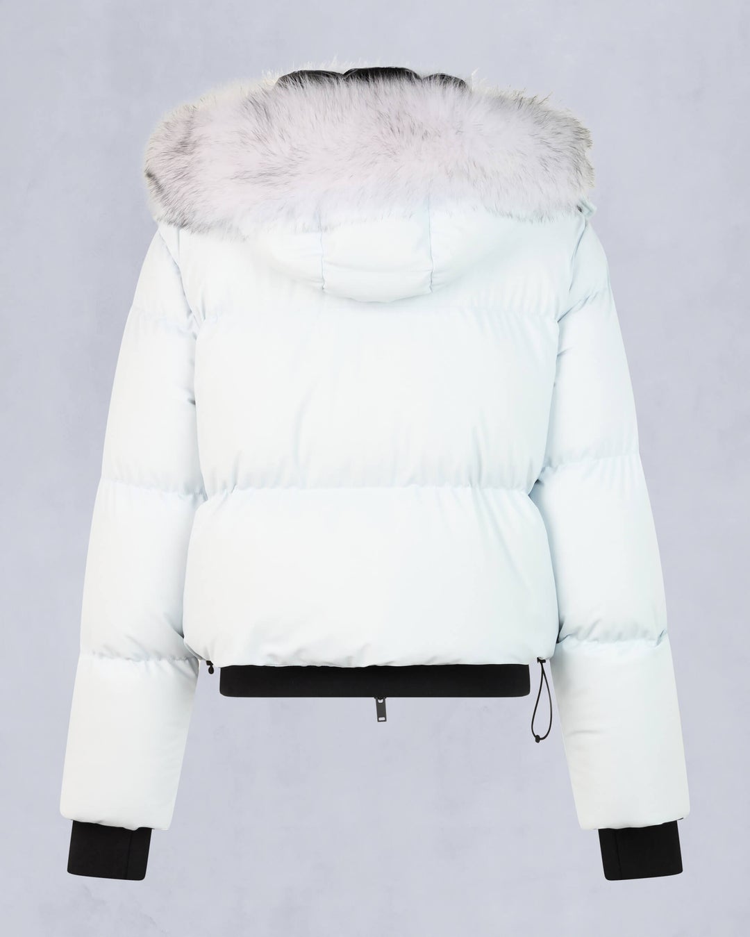 Light Blue Moose Knuckles Misti Shearling Puffer Women Down Jacket | USA-BLTZC9206