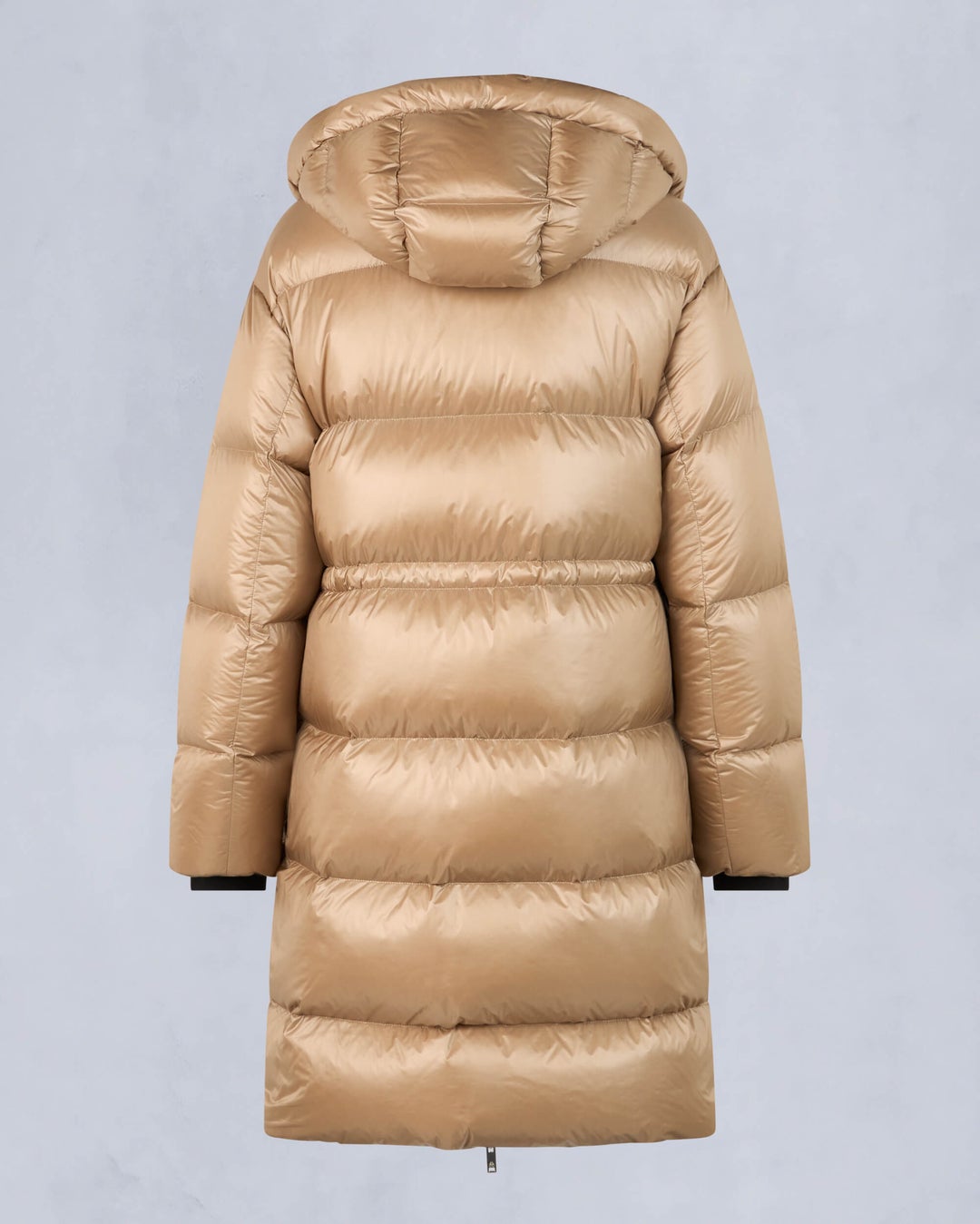 Light Gold Moose Knuckles Juniper Long Down Women Puffer Jacket | USA-MPSXA4981