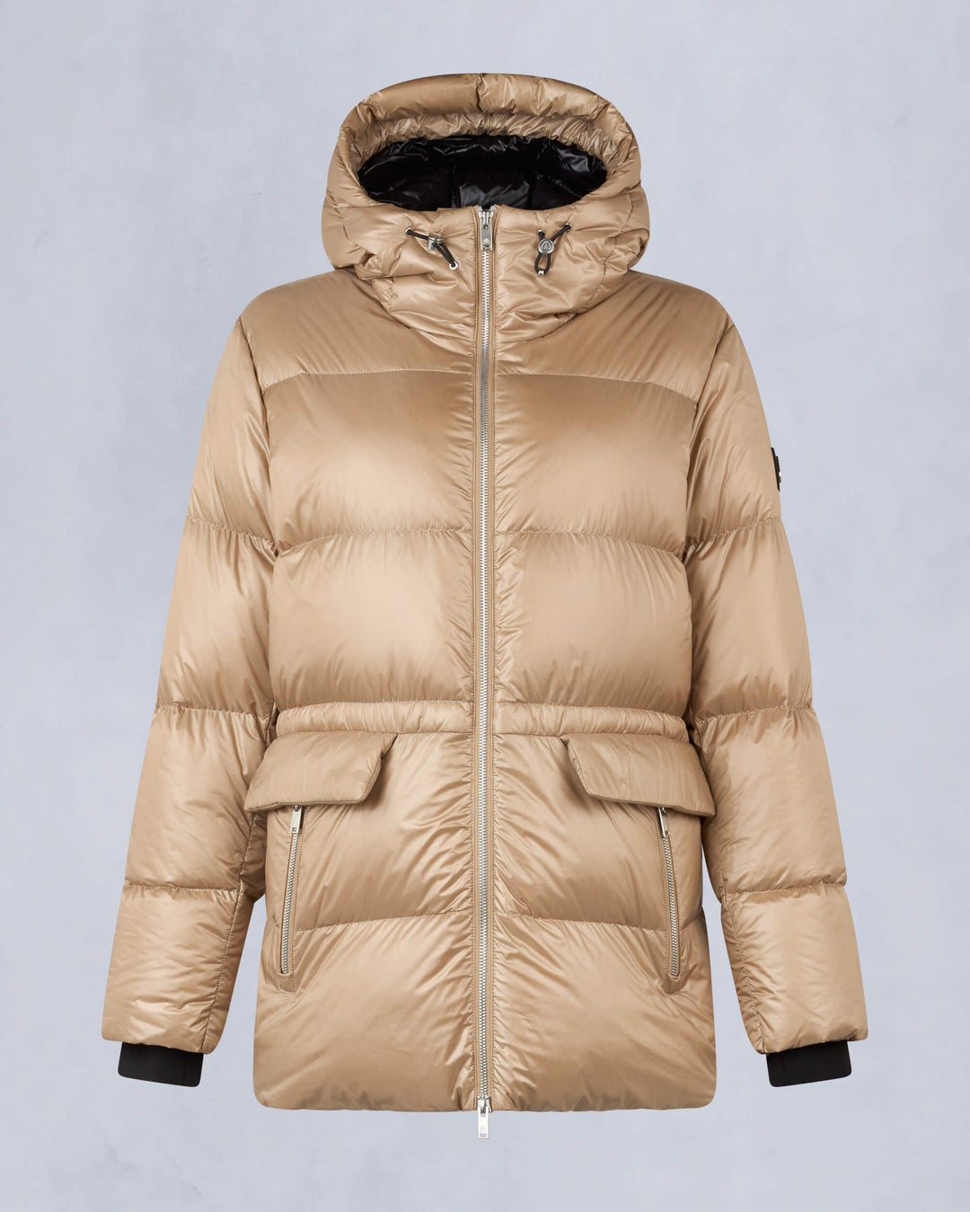 Light Gold Moose Knuckles Whitney 3q Women Puffer Jacket | USA-INBMZ0765