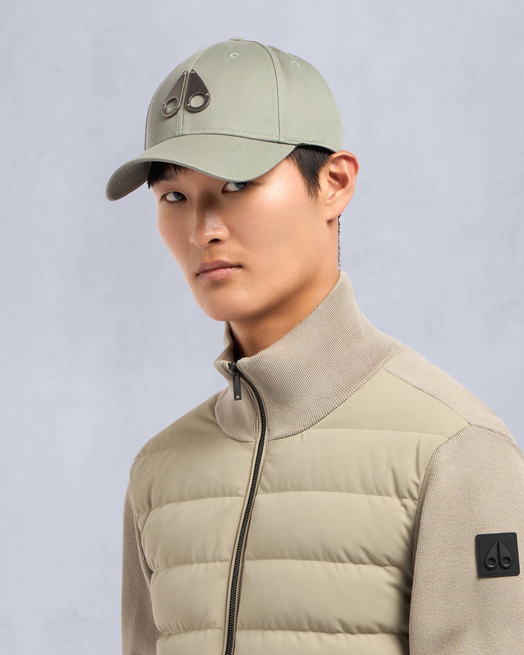 Light Khaki Moose Knuckles Logo Icon Cap | USA-DONTJ0278