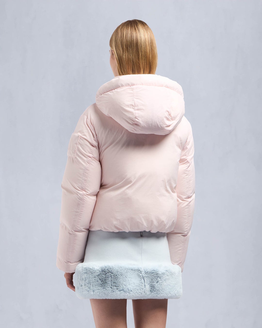 Light Pink Moose Knuckles Duvet Koya Women Puffer Jacket | USA-WVFTC5198