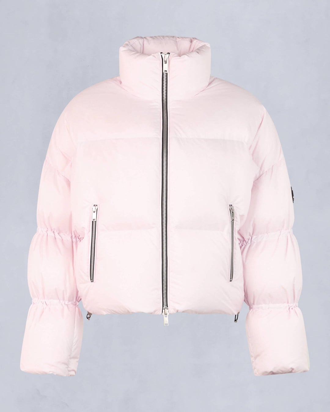 Light Rose Moose Knuckles Agate Puffer Women Down Jacket | USA-DAZJT9801