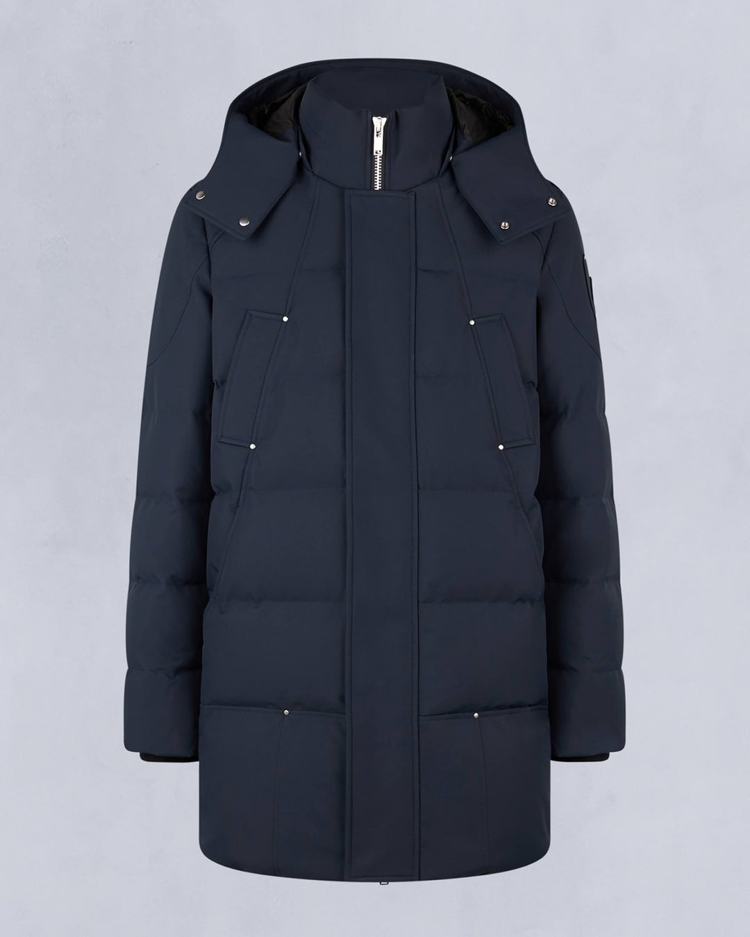 Navy Moose Knuckles Cloud Shearling Men Parka | USA-QIOWG7680