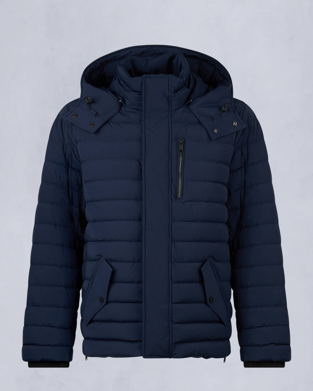 Navy Moose Knuckles Greystone Men Down Jacket | USA-UEWFY6109