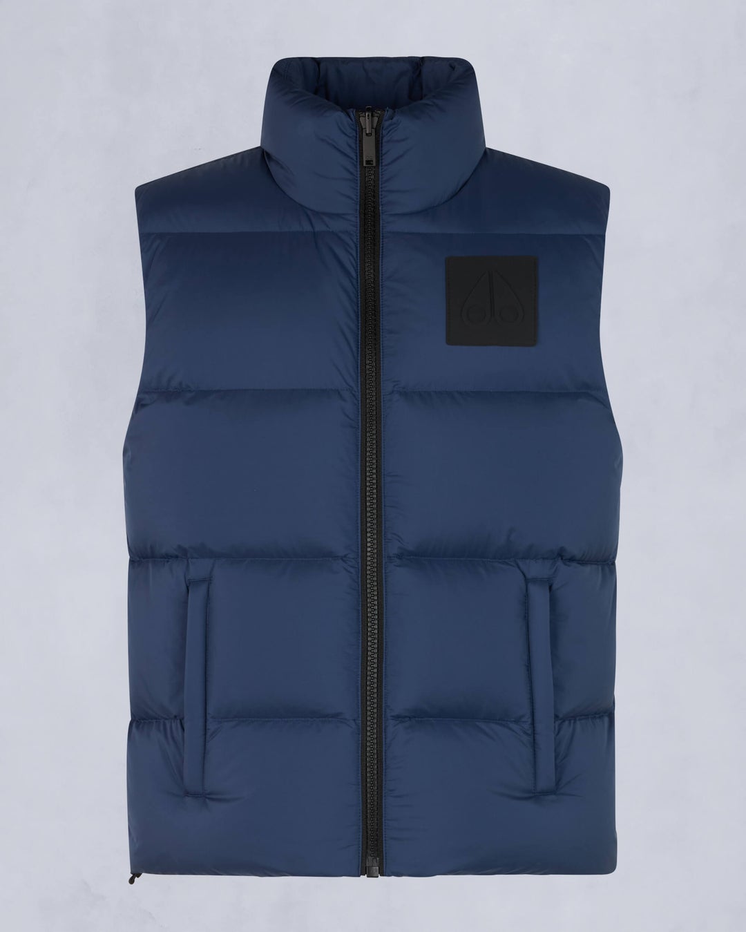 Navy Moose Knuckles Kings Down Men Puffer Vest | USA-VFINP4095