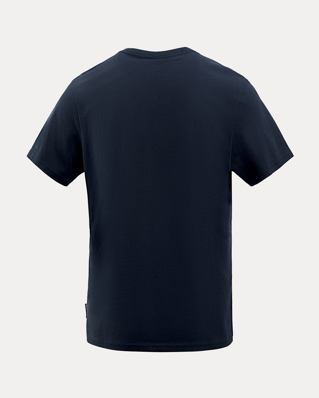 Navy Moose Knuckles Satellite Men T-Shirt | USA-XICWD8057