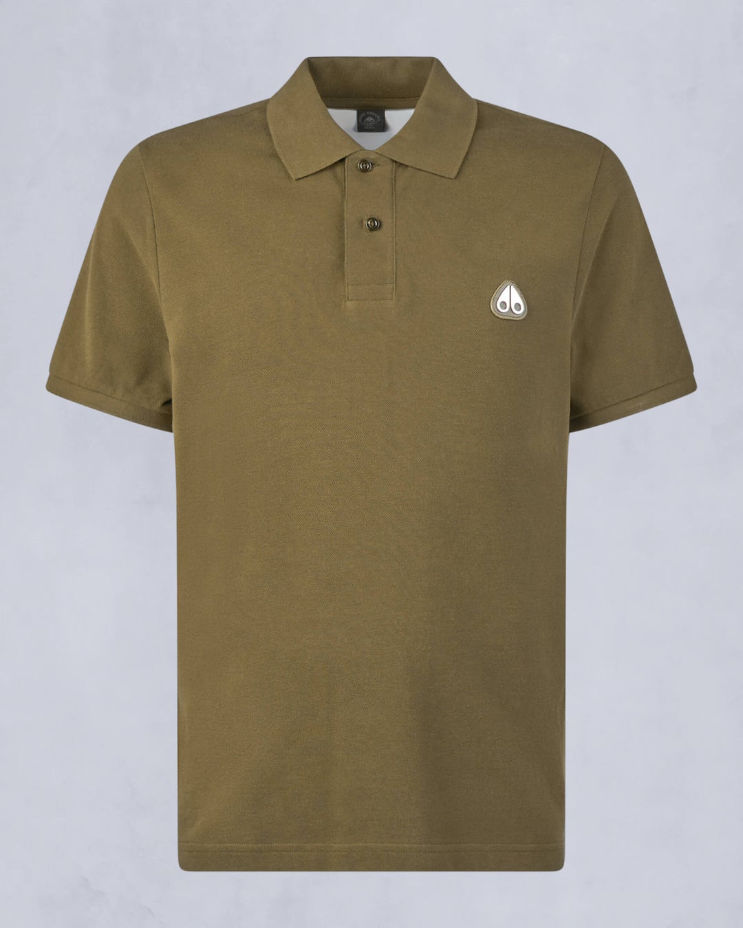 Olive Moose Knuckles Everett Men Polo Shirt | USA-WQFIA1538