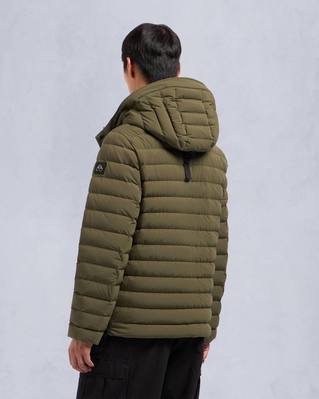 Olive Moose Knuckles Greystone Men Down Jacket | USA-QKEOB9568