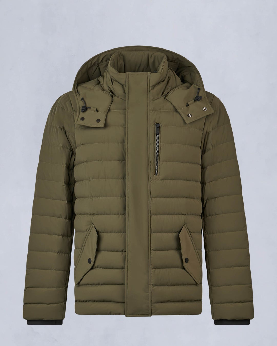 Olive Moose Knuckles Greystone Men Down Jacket | USA-QKEOB9568